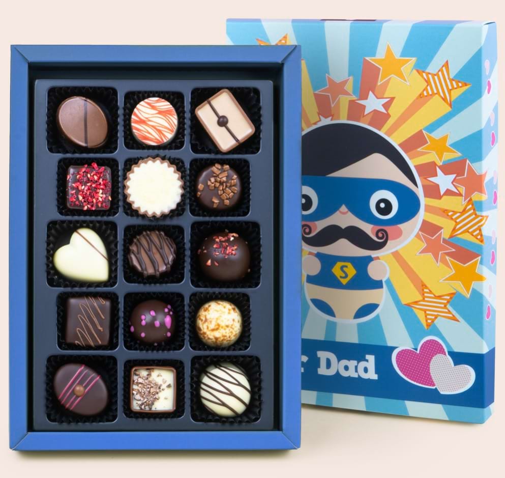 bester papa der welt chocotelegram
